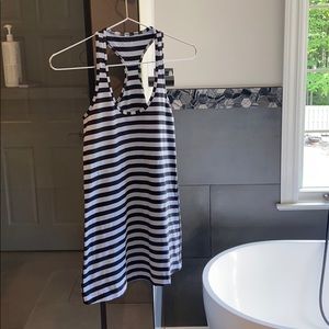 Striped Lululemon racerback size 8